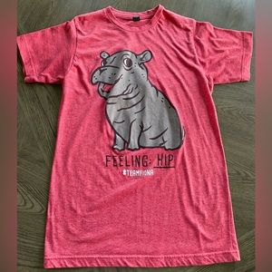 Feeling Hip | Red Fiona tshirt | Small